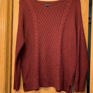 American Eagle split hem sweater